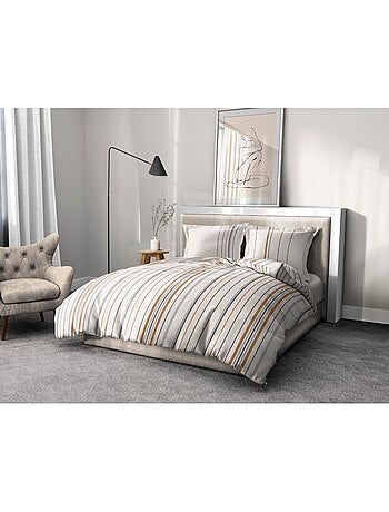 Parure de couette 100% coton 57 fils - BELLAMY