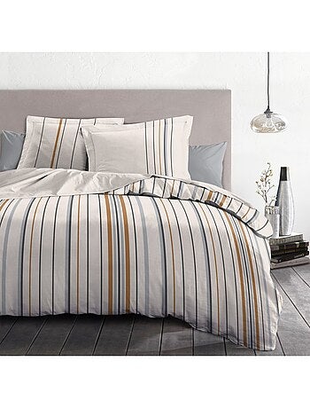 Parure de couette 100% coton 57 fils - BELLAMY