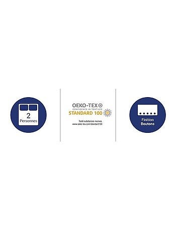Parure de couette 100% coton 57 FILS - CREVECOEUR