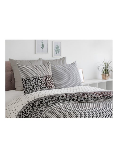 Parure de couette   100%  coton 57 fils     - LA NUIT BERBERE - Kiabi