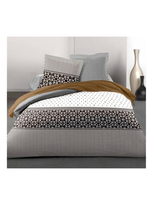 Parure de couette   100%  coton 57 fils     - LA NUIT BERBERE - Kiabi