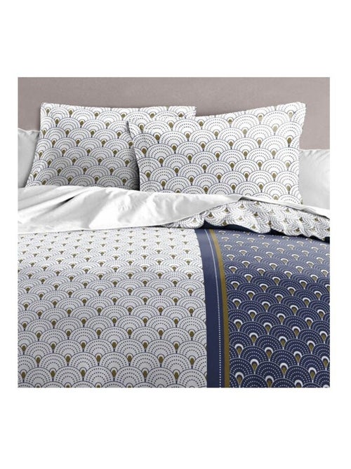 Parure de couette  100%  coton 57 fils     - LE RAINBOW - Kiabi