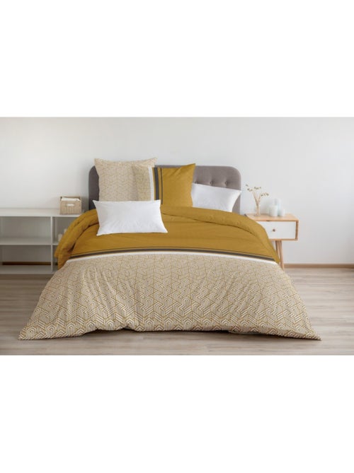 Parure de couette  100%  coton 57 fils     - LE TILT - Kiabi