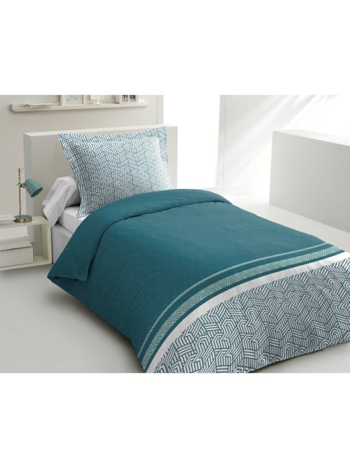 Parure de couette 100% coton 57 fils - LE TILT - Kiabi Parure de couette 100% coton 57 fils - LE TILT - Kiabi