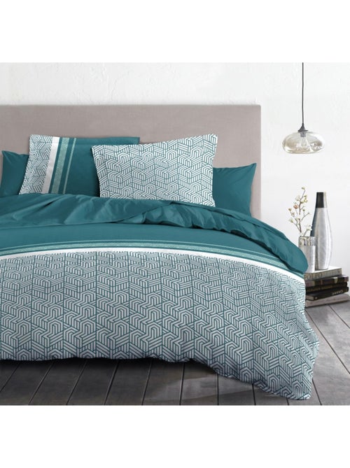 Parure de couette 100% coton 57 fils - LE TILT - Kiabi Parure de couette 100% coton 57 fils - LE TILT - Kiabi