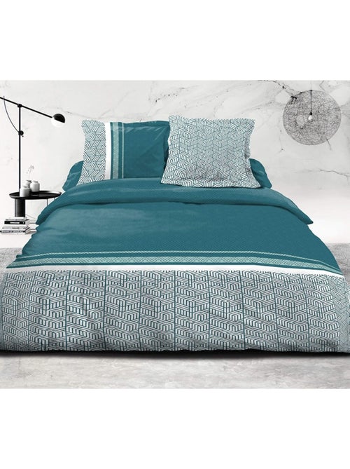Parure de couette 100% coton 57 fils - LE TILT - Kiabi Parure de couette 100% coton 57 fils - LE TILT - Kiabi