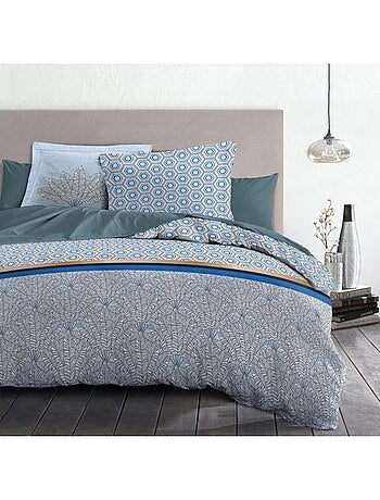 Parure de couette 100% coton 57 fils - LOUXOR