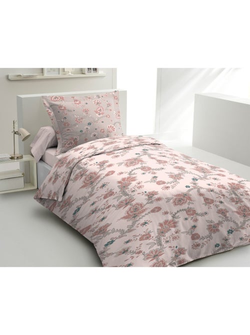Parure de couette  100%  coton 57 fils     - MARQUISE - Kiabi