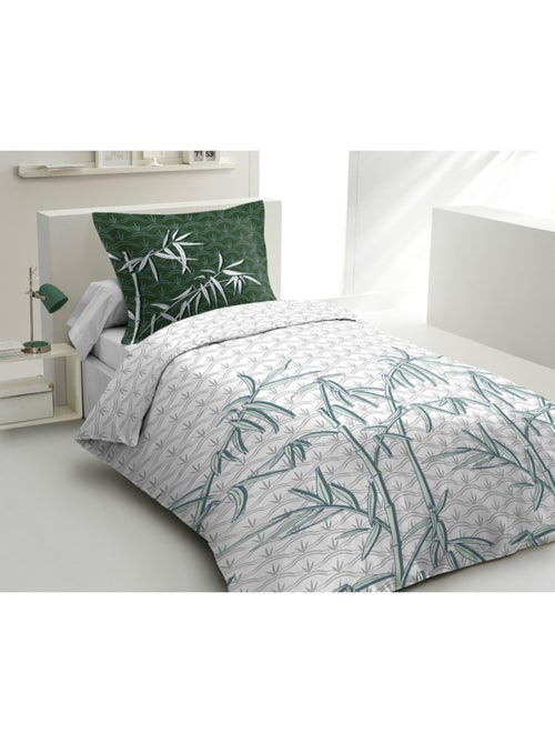 Parure de couette  100%  coton 57 fils     - ONDINA - Kiabi