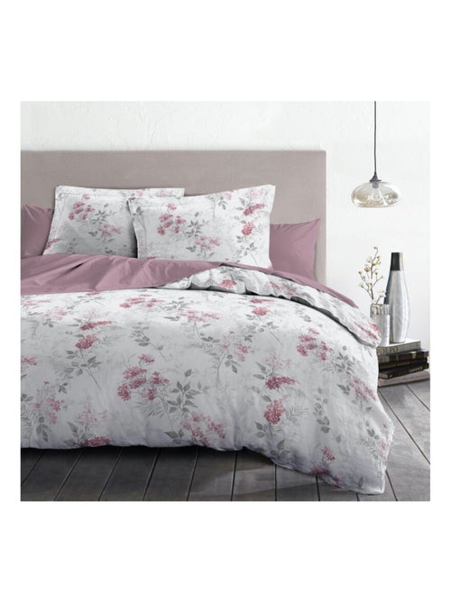 Parure de couette 100% coton 57 fils - POMPADOUR - Kiabi Parure de couette 100% coton 57 fils - POMPADOUR - Kiabi