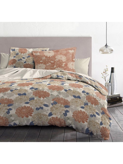 Parure de couette  100%  coton 57 fils     - VENDOMES - Kiabi