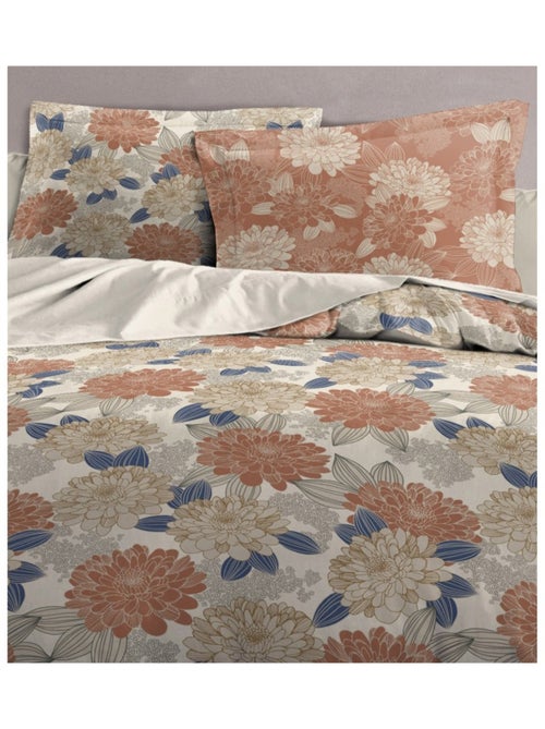 Parure de couette  100%  coton 57 fils     - VENDOMES - Kiabi