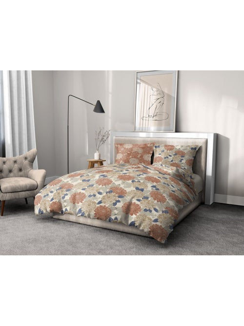 Parure de couette  100%  coton 57 fils     - VENDOMES - Kiabi