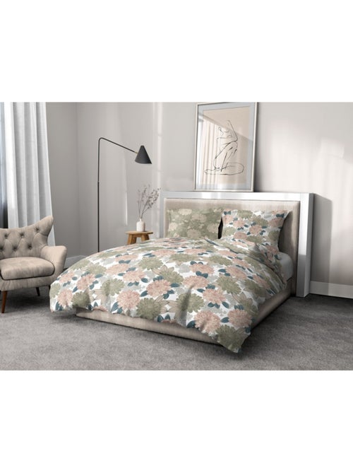 Parure de couette  100%  coton 57 fils     - VENDOMES - Kiabi