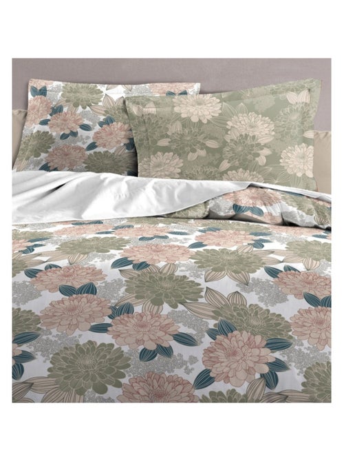 Parure de couette  100%  coton 57 fils     - VENDOMES - Kiabi