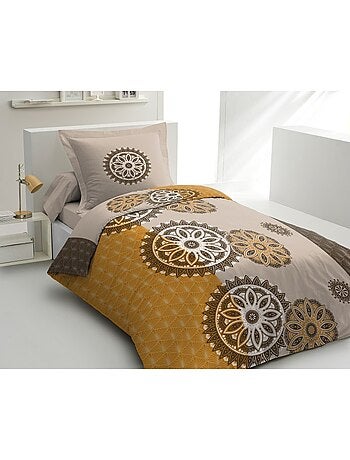 Parure de couette 100% coton 57 fils - YUCATAN