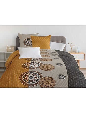 Parure de couette 100% coton 57 fils - YUCATAN