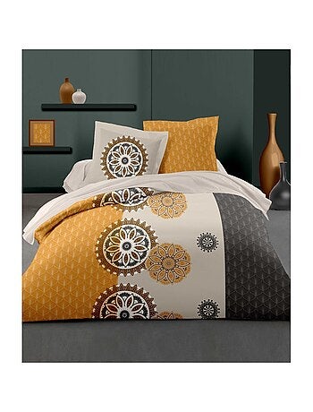 Parure de couette 100% coton 57 fils - YUCATAN