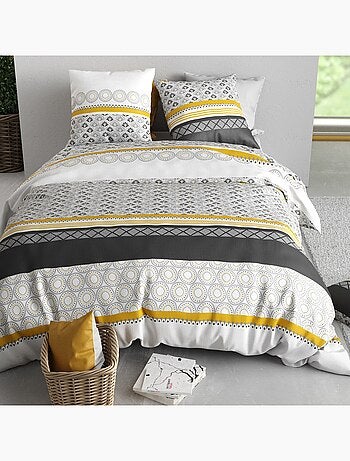 Parure De Couette 100% Coton 57 Fils Aurore