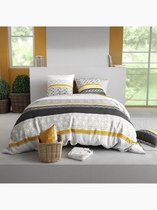 Parure De Couette 100% Coton 57 Fils Aurore - Kiabi