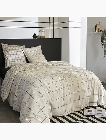 Parure De Couette 100% Coton 57 Fils Cadri