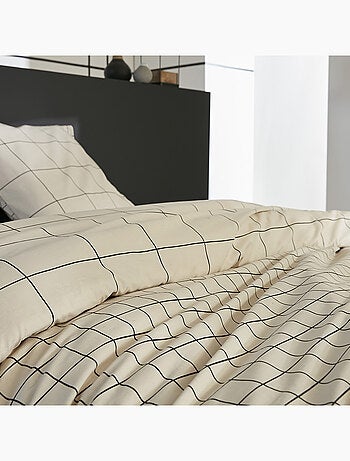 Parure De Couette 100% Coton 57 Fils Cadri