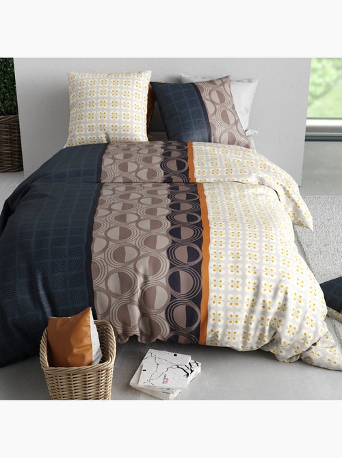 Parure De Couette 100% Coton 57 Fils Curtis - Kiabi