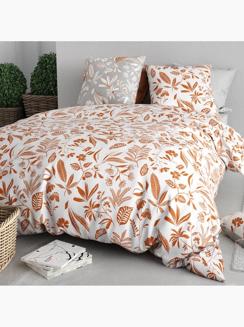 Parure De Couette 100% Coton 57 Fils Élodie - Kiabi