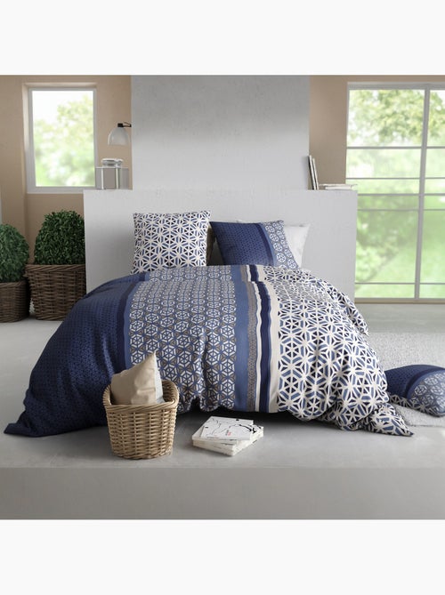 Parure De Couette 100% Coton 57 Fils Émeraude - Kiabi