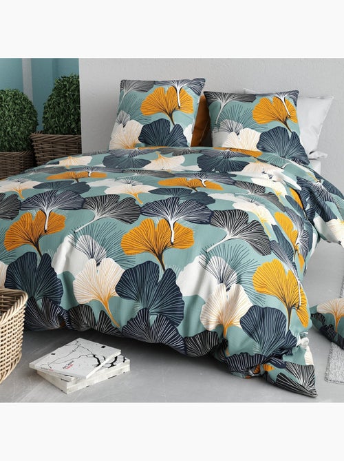 Parure De Couette 100% Coton 57 Fils Floréal - Kiabi Parure De Couette 100% Coton 57 Fils Floréal - Kiabi