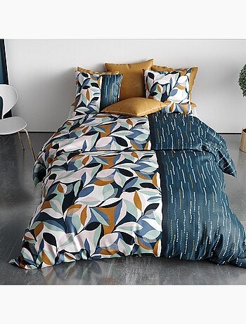 Parure De Couette 100% Coton 57 Fils Floris