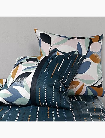 Parure De Couette 100% Coton 57 Fils Floris