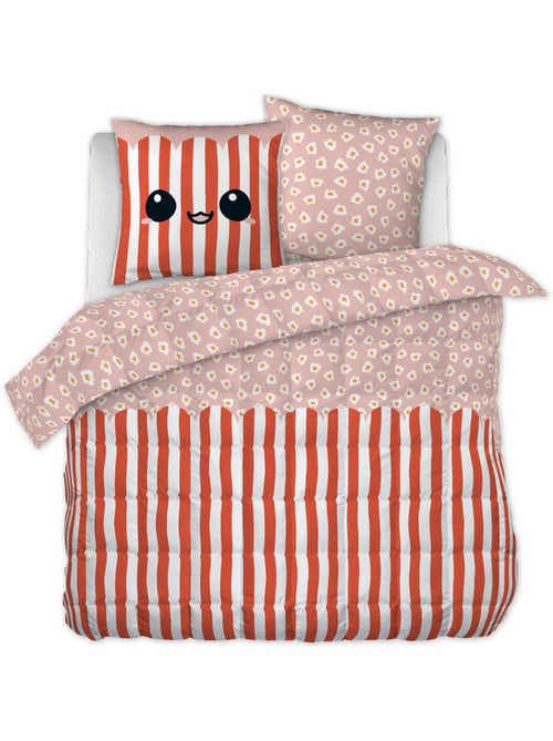 Parure De Couette 100% Coton 57 Fils Fresh Popcorn - Kiabi