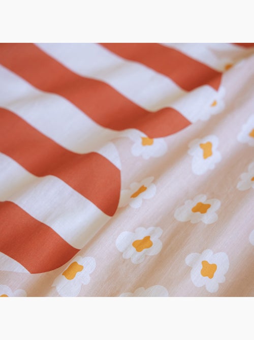 Parure De Couette 100% Coton 57 Fils Fresh Popcorn - Kiabi