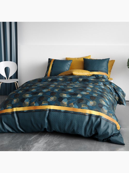 Parure De Couette 100% Coton 57 Fils Ginko - Kiabi