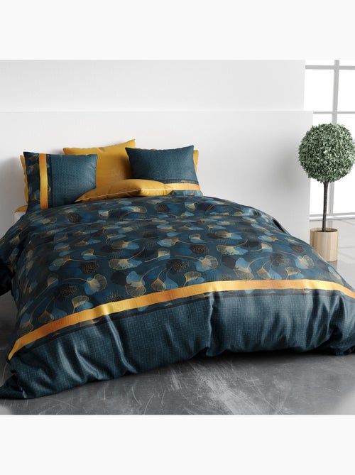 Parure De Couette 100% Coton 57 Fils Ginko - Kiabi