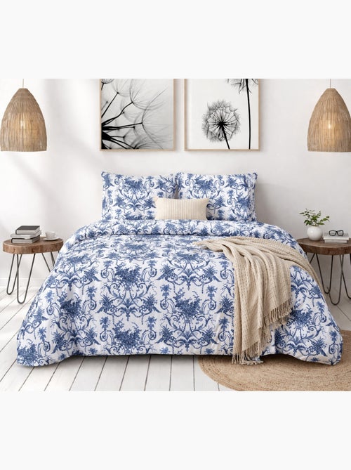 Parure de Couette 100% Coton 57 Fils LUMAYA - Kiabi Parure de Couette 100% Coton 57 Fils LUMAYA - Kiabi