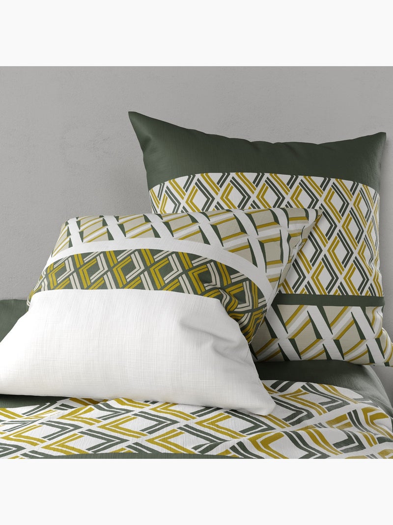 Parure De Couette 100% Coton 57 Fils Nayaa Blanc - Kiabi