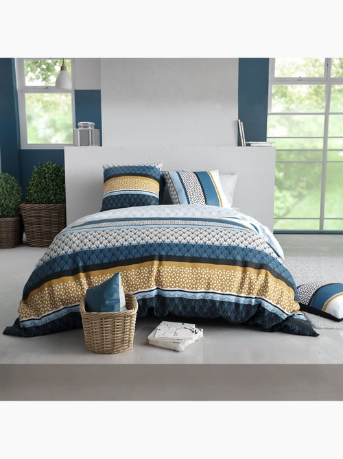 Parure De Couette 100% Coton 57 Fils Oasis - Kiabi