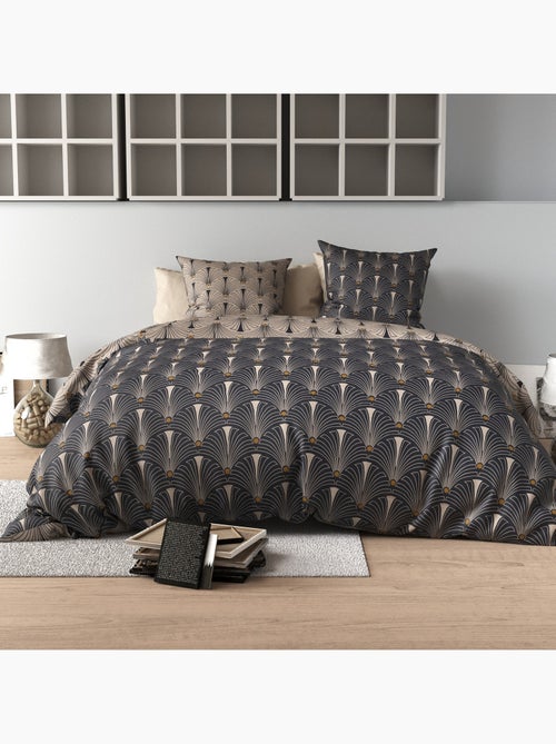 Parure De Couette 100% Coton 57 Fils Paon - Kiabi Parure De Couette 100% Coton 57 Fils Paon - Kiabi