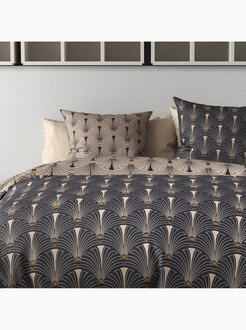 Parure De Couette 100% Coton 57 Fils Paon - Kiabi Parure De Couette 100% Coton 57 Fils Paon - Kiabi