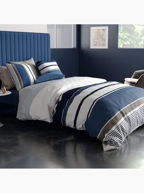 Parure De Couette 100% Coton 57 Fils Riviera - Kiabi