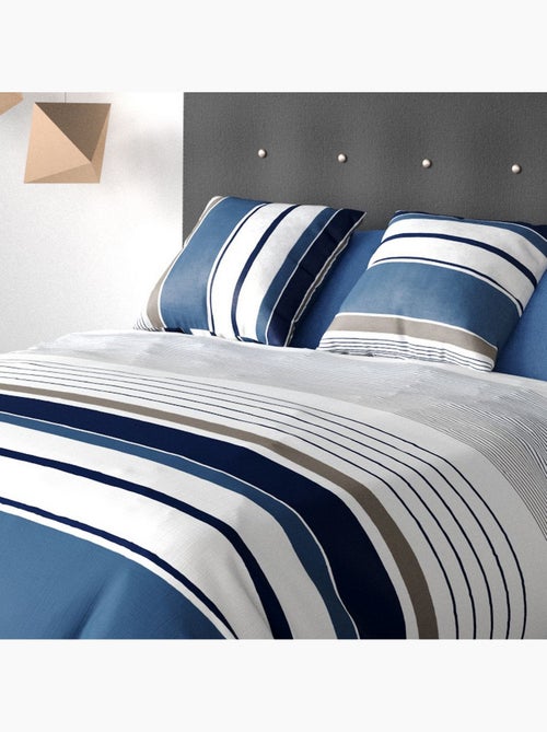 Parure De Couette 100% Coton 57 Fils Riviera - Kiabi