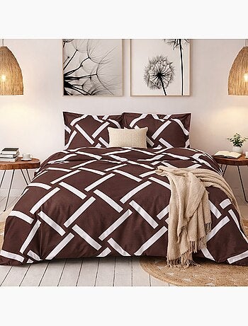Parure de Couette 100% Coton 57 Fils SOLEARA