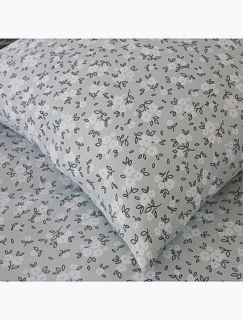 Parure De Couette 100% Double Gaze De Coton Lavé Edana
