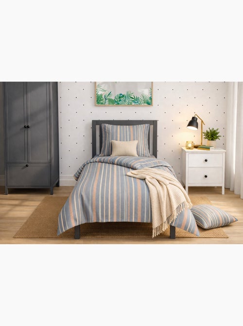 Parure de Couette 140x200 cm 100% Coton 57 Fils HORIZON - Kiabi