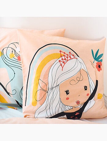 Parure De Couette 140x200cm polycoton motif licorne, LOLA
