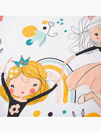 Parure De Couette 140x200cm polycoton motif licorne, LOLA