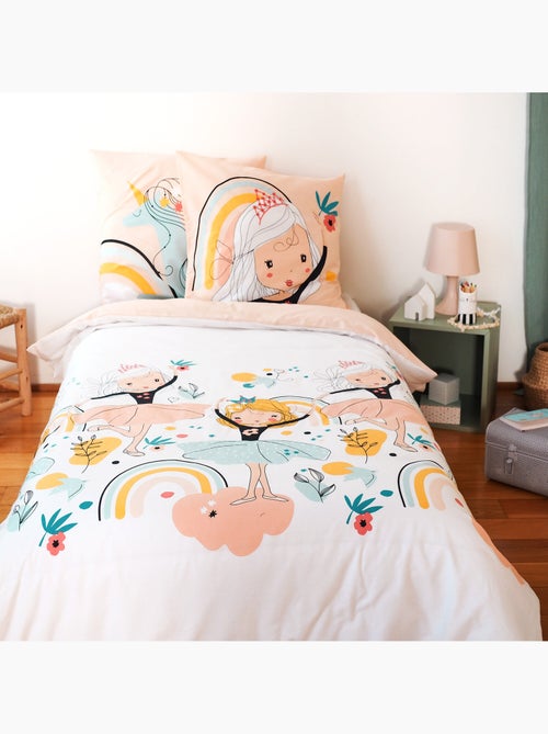 Parure De Couette 140x200cm polycoton motif licorne, LOLA - Kiabi