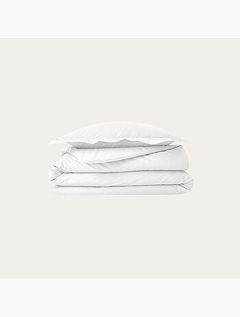 Parure de couette + 2 taie 63x63 cm en percale de coton